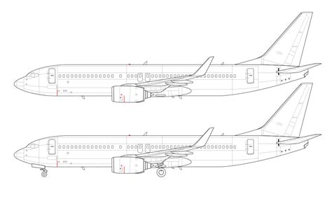 Boeing 737 800 Template